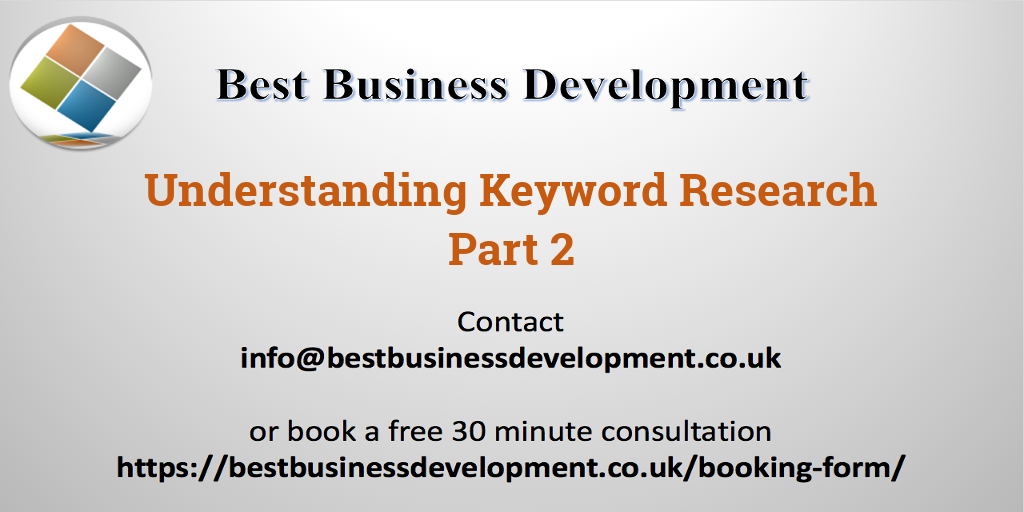 Understanding Keyword research Part 2 FB Twitter Image